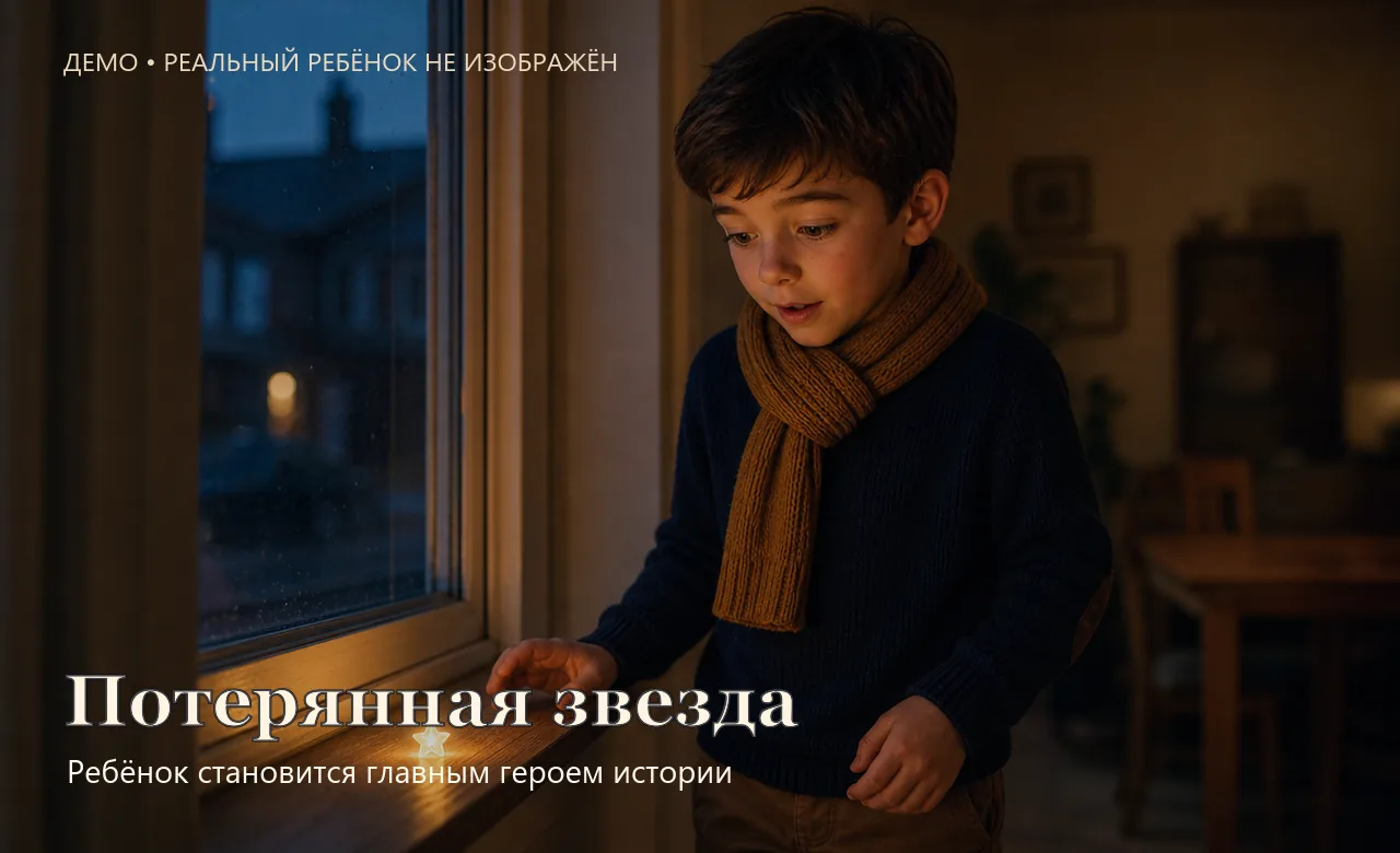 Кадр демонстрационного мультфильма «Потерянная звезда»